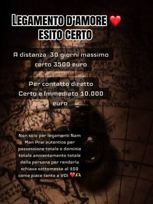 Legamento d’amore esito immediato olio Nam Man Prai autentico thailandese #legamentodamore #possessione #sottomissione #dominio #controlmind